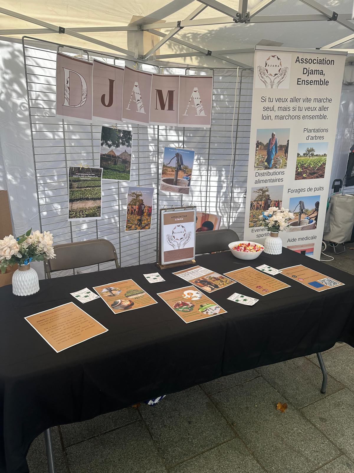 Stand de l'association Djama