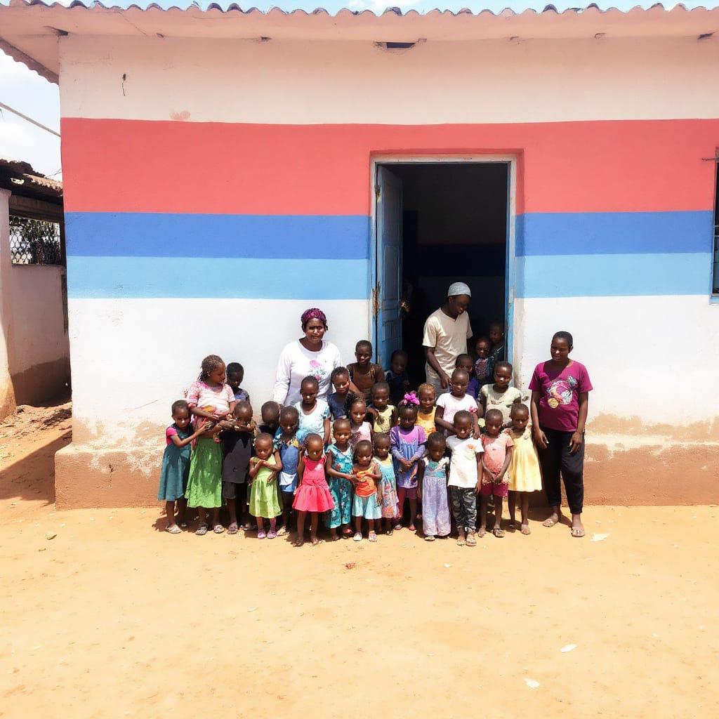 Enfants et école au Sénégal où Djama intervient
